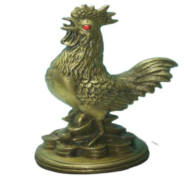 exquisite old china copper rooster statue design classic art collection and home decorations, Black
exquisite old china copper rooster statue design classic art collection and home decorations, Black