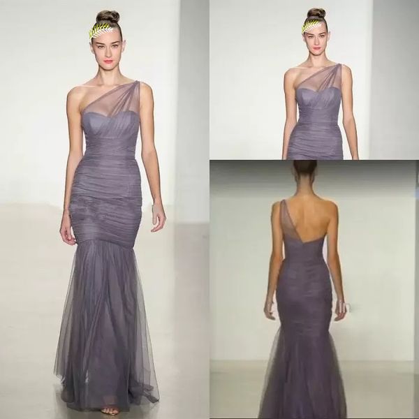 new silver bridesmaid dresses by amsale one shoulder sheer strap satin tulle mermaid bridesmaid dress floor length maid of honor dress, White;pink
new silver bridesmaid dresses by amsale one shoulder sheer strap satin tulle mermaid bridesmaid dress floor length maid of honor dress, White;pink
