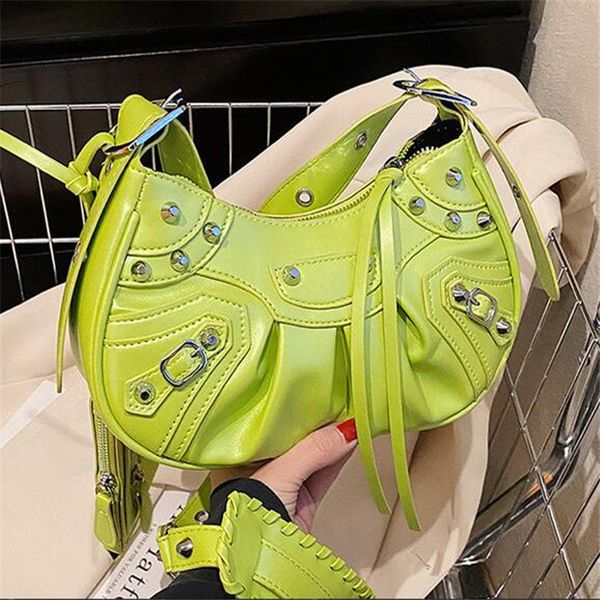 women handbags classic motorcycle bags element design rivet leather half crescent le cagole saddle single shoulder diagonal strap female bag
women handbags classic motorcycle bags element design rivet leather half crescent le cagole saddle single shoulder diagonal strap female bag