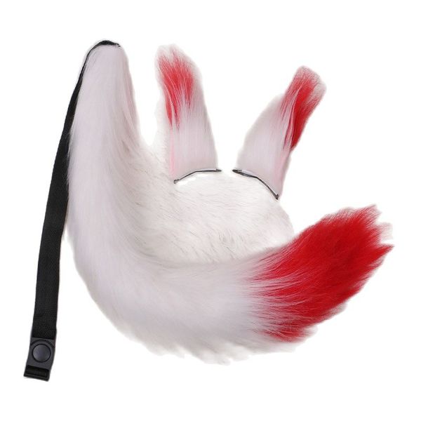 mascot doll costume multicolor fox ear pair clip handmade accessories animal ear hairpin animal tail tail set event costumes, Red;yellow
mascot doll costume multicolor fox ear pair clip handmade accessories animal ear hairpin animal tail tail set event costumes, Red;yellow
