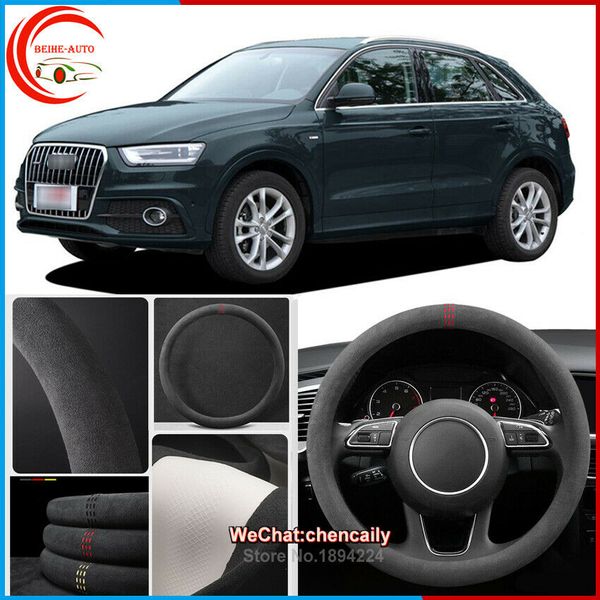 for audi q3 black alcantara car steering wheel cover all seasons anti-skid case
for audi q3 black alcantara car steering wheel cover all seasons anti-skid case