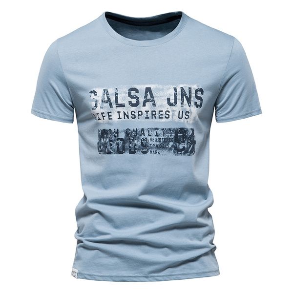aiopeson 100% cotton t shirts for men short sleeve o-neck fashion print slim fit men's t-shirts casual summer men's clothing 22050, White;black
aiopeson 100% cotton t shirts for men short sleeve o-neck fashion print slim fit men's t-shirts casual summer men's clothing 22050, White;black