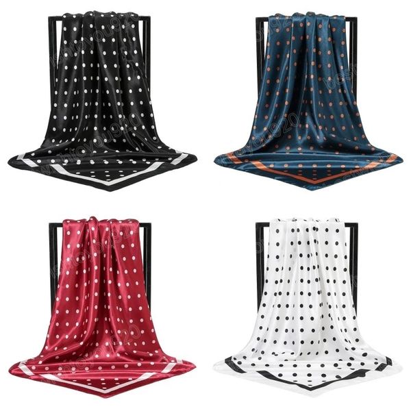 polka dot satin elegant women square scarf turban fashion females rayon neckerchief shawls bandanas hair bands accessories, Blue;gray
polka dot satin elegant women square scarf turban fashion females rayon neckerchief shawls bandanas hair bands accessories, Blue;gray