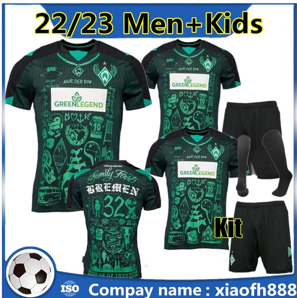22 23 werder bremen special soccer jersey marvin ducksch leonardo bittencourt black green 2022-2023 how deep is your love football shirts th, Black;yellow
22 23 werder bremen special soccer jersey marvin ducksch leonardo bittencourt black green 2022-2023 how deep is your love football shirts th, Black;yellow