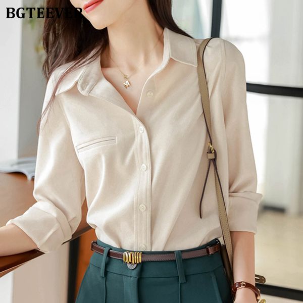 casual chic turn-down collar women blouse 2022 spring ladies long sleeve single-breasted loose thick female shirts, White
casual chic turn-down collar women blouse 2022 spring ladies long sleeve single-breasted loose thick female shirts, White