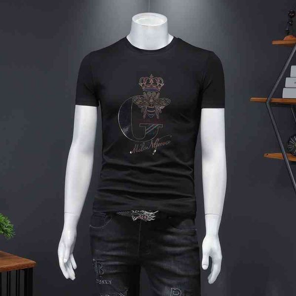 men's fashion personality trend new short-sleeved brand wholesale round neck short sleeve t-shirt cotton wear summer half, White;black
men's fashion personality trend new short-sleeved brand wholesale round neck short sleeve t-shirt cotton wear summer half, White;black