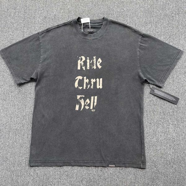 sleeved representative vintage slogan short paint off letter knife cut high street meichao used washed damaged t-shirt, White;black
sleeved representative vintage slogan short paint off letter knife cut high street meichao used washed damaged t-shirt, White;black
