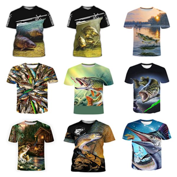 2021 summer men's t-shirt 3d print carp short sleeve harajuku shirt cute fashion streetwear, Black;green
2021 summer men's t-shirt 3d print carp short sleeve harajuku shirt cute fashion streetwear, Black;green