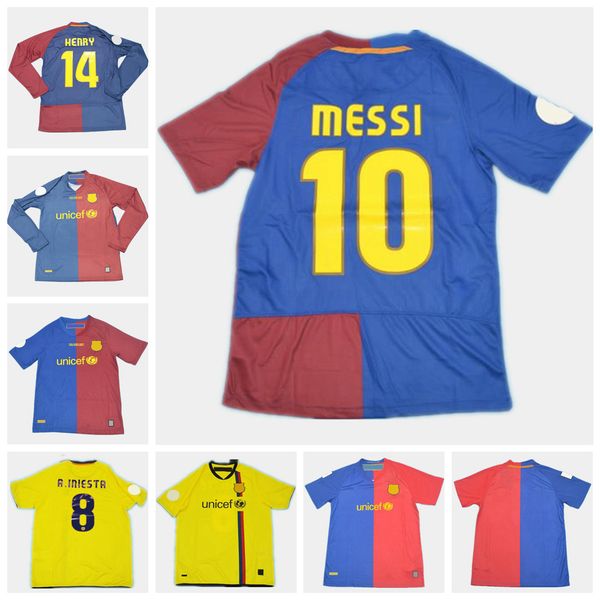 08 09 bcn soccer jerseys maillot classic vintage camisetas football shirts uniforms ucl final men home away iniesta henry pique puyol maquez, Black;yellow
08 09 bcn soccer jerseys maillot classic vintage camisetas football shirts uniforms ucl final men home away iniesta henry pique puyol maquez, Black;yellow