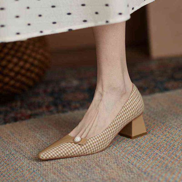 dress shoes xiaoxiangfeng single women new spring fashion color adjustment pearl shallow mouth high heels thick heel retro 220714, Black
dress shoes xiaoxiangfeng single women new spring fashion color adjustment pearl shallow mouth high heels thick heel retro 220714, Black