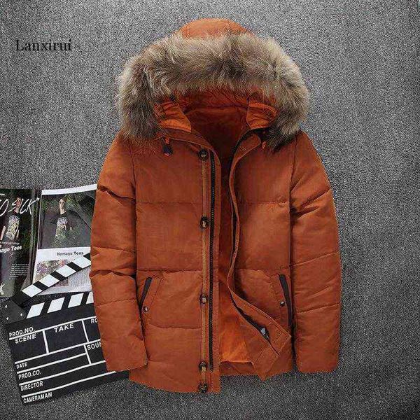 down jacket men faux fur coat casual men fur hood winter jacket windproof thick winter brand clothing outerwear men parkas t220715, Black
down jacket men faux fur coat casual men fur hood winter jacket windproof thick winter brand clothing outerwear men parkas t220715, Black