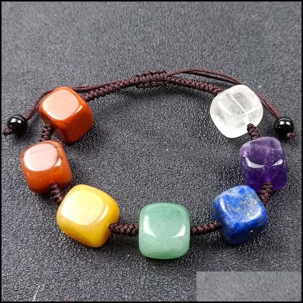 charm bracelets jewelry 7 yoga crystal stones healing handmade braided rope original style for women girl ad dhavc, Golden;silver
charm bracelets jewelry 7 yoga crystal stones healing handmade braided rope original style for women girl ad dhavc, Golden;silver