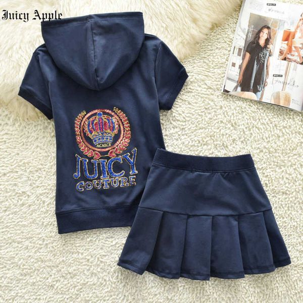 juicy apple tracksuit women 2022 short skirt two piece set fashion casual summer short zip hooded jacket and mini skirt suits, Gray
juicy apple tracksuit women 2022 short skirt two piece set fashion casual summer short zip hooded jacket and mini skirt suits, Gray