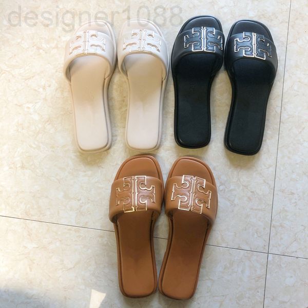 slippers designer women's soft leather flip flops fashion wear out new flat bottom casual printing cool slippers tb vryy, Black
slippers designer women's soft leather flip flops fashion wear out new flat bottom casual printing cool slippers tb vryy, Black