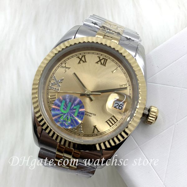 watchsc- automatic mechanical watch classic 41mm 36mm 31mm 28mm mens womens stainless steel waterproof luminous classic design luxury watche, Slivery;brown
watchsc- automatic mechanical watch classic 41mm 36mm 31mm 28mm mens womens stainless steel waterproof luminous classic design luxury watche, Slivery;brown