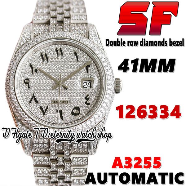 sf latest tw126334 a3255 automatic 41mm mens watch yu228396 jh228348 arabic diamonds dial 904l stainless iced out diamond bracelet super edi, Slivery;brown
sf latest tw126334 a3255 automatic 41mm mens watch yu228396 jh228348 arabic diamonds dial 904l stainless iced out diamond bracelet super edi, Slivery;brown