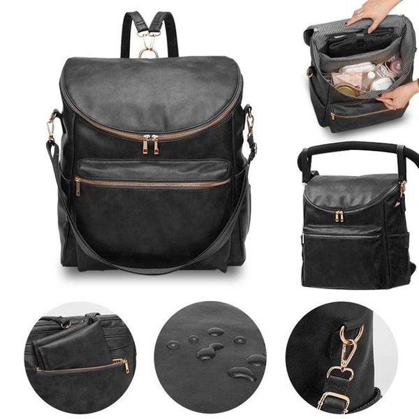 diaper bags pu leather bag backpack large capacity baby waterproof maternity for stroller with pad341r
diaper bags pu leather bag backpack large capacity baby waterproof maternity for stroller with pad341r