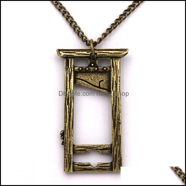 pendant necklaces pendants jewelry personality men guillotine vintage french revolution creepy halloween art necklace gifts drop delivery, Silver
pendant necklaces pendants jewelry personality men guillotine vintage french revolution creepy halloween art necklace gifts drop delivery, Silver