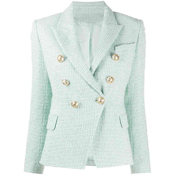 women's suits & blazers 2022 early spring women's jacket slim lion button double breasted woven tweed suit gmn2, White;black
women's suits & blazers 2022 early spring women's jacket slim lion button double breasted woven tweed suit gmn2, White;black