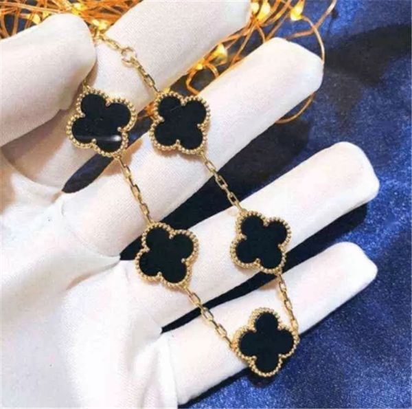 classic fashion 4 leaf clover charm bracelets bangle chain 18k gold agate shell mother-of-pearl for women&girls linkd12, Golden;silver
classic fashion 4 leaf clover charm bracelets bangle chain 18k gold agate shell mother-of-pearl for women&girls linkd12, Golden;silver