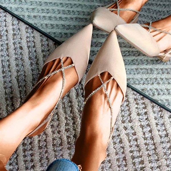 women pointed toe sandals crystal plus size woman sandal female flat single shoe solid elegant concise lady summer footwear 220326, Black
women pointed toe sandals crystal plus size woman sandal female flat single shoe solid elegant concise lady summer footwear 220326, Black