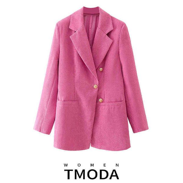 suit tmoda2203 2022 autumn women vintage pink corduroy blazer jacket office, White;black
suit tmoda2203 2022 autumn women vintage pink corduroy blazer jacket office, White;black