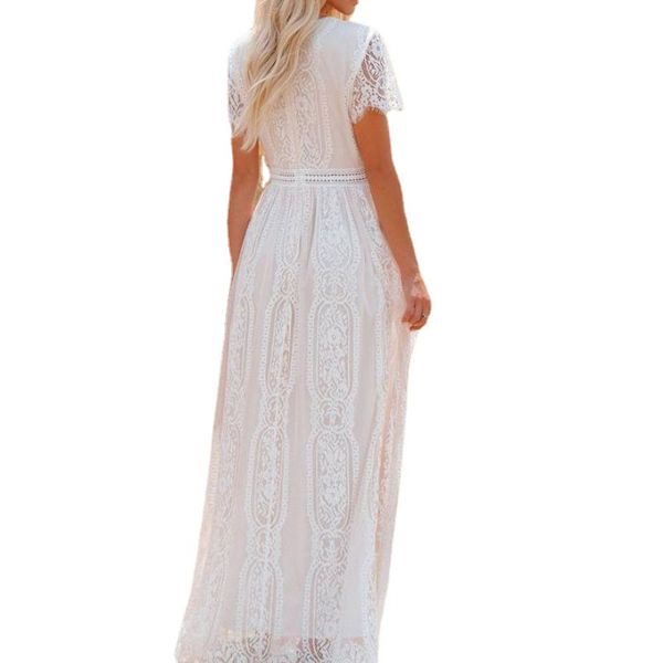 women's swimwear white lace tunic bikini cover-ups high waist belted maxi dress summer clothes women beach wear swim suit cover up a126, White;black
women's swimwear white lace tunic bikini cover-ups high waist belted maxi dress summer clothes women beach wear swim suit cover up a126, White;black