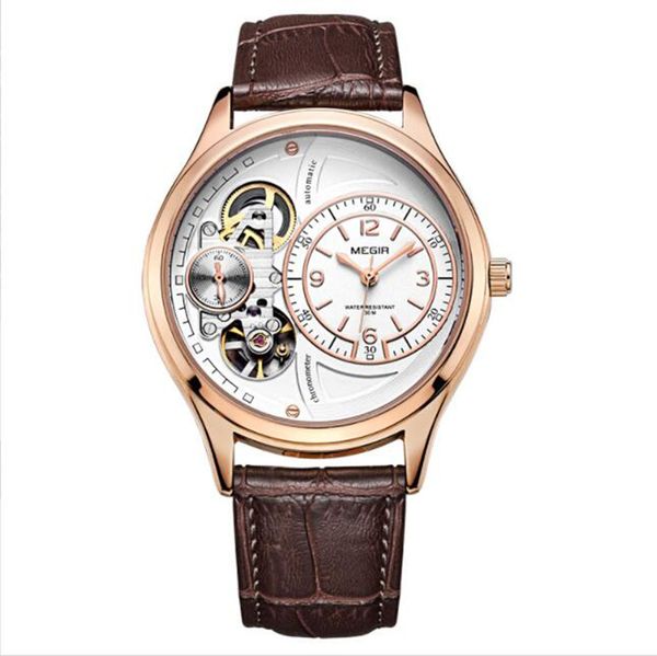 2017g casual men's quartz watch 30m waterproof sport business man leather band bracelet watches, Slivery;brown
2017g casual men's quartz watch 30m waterproof sport business man leather band bracelet watches, Slivery;brown