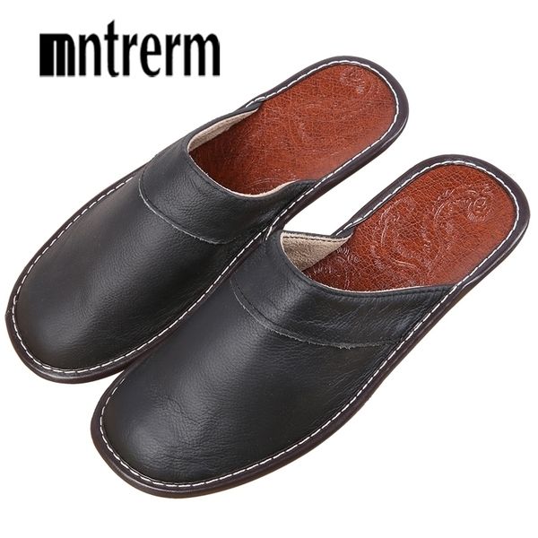 mntrerm men slippers spring and autumn genuine leather home indoor non slip thermal slippers outside home shoes y200107, Black
mntrerm men slippers spring and autumn genuine leather home indoor non slip thermal slippers outside home shoes y200107, Black