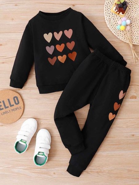 toddler girls heart print pullover & sweatpants she, White
toddler girls heart print pullover & sweatpants she, White