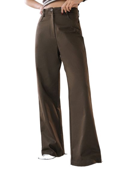 dazy high waist wide leg pants m8xj#, Black;white