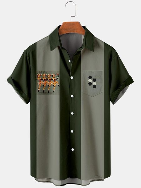 men's casual shirts 2022 trend harajuku spring/summer plaid shirt short sleeve chest pocket design fashion print button 11, White;black
men's casual shirts 2022 trend harajuku spring/summer plaid shirt short sleeve chest pocket design fashion print button 11, White;black