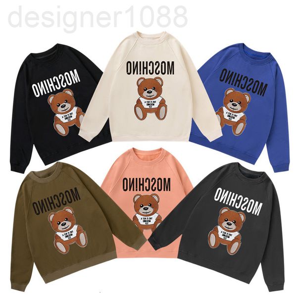 men's hoodies & sweatshirts designer spring new loose leisure inverted letter cartoon bear printed terry round neck pullover long sleev, Black
men's hoodies & sweatshirts designer spring new loose leisure inverted letter cartoon bear printed terry round neck pullover long sleev, Black