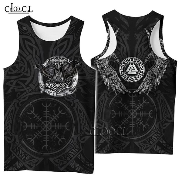 cloocl 3d print tank viking symbol tattoo raven streetwear vest sleeveless men women casual fitness drop 220421, White;black
cloocl 3d print tank viking symbol tattoo raven streetwear vest sleeveless men women casual fitness drop 220421, White;black