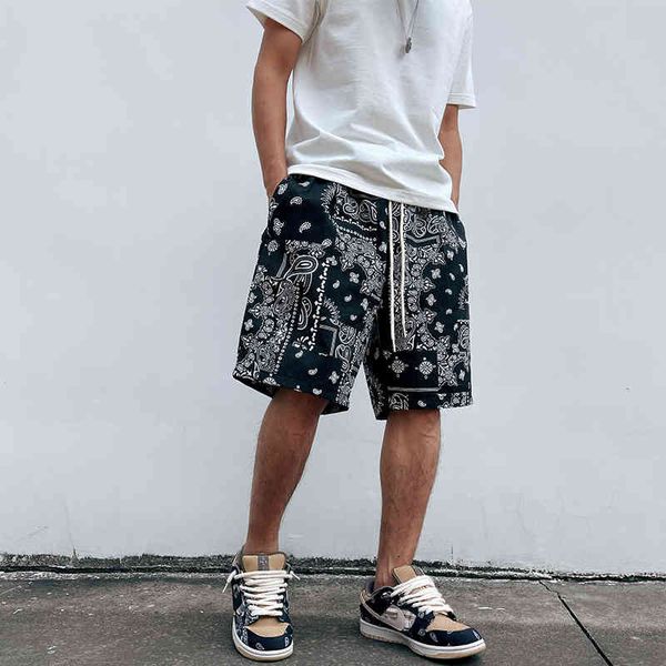 japanese retro cashew blossom full printed sports capris men's fashion brand hip-hop loose wide leg casual shorts, White;black
japanese retro cashew blossom full printed sports capris men's fashion brand hip-hop loose wide leg casual shorts, White;black