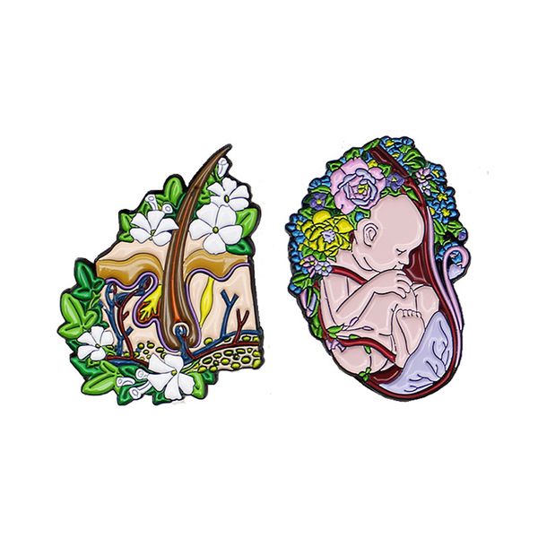 cartoon design hair growth nurture life pins brooches for women flower plant enamel pin jewelry metal badges denim shirt bags small accessor, Gray
cartoon design hair growth nurture life pins brooches for women flower plant enamel pin jewelry metal badges denim shirt bags small accessor, Gray
