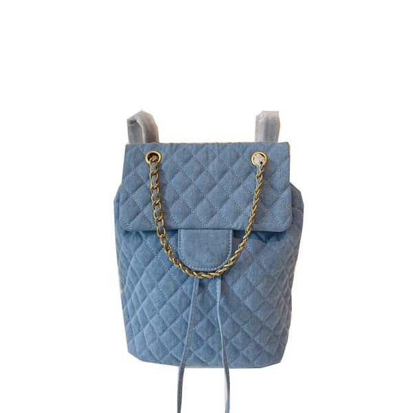 22ss classic denim mini flap backpack bags blue large capacity quilted matelasse gold metal hardware crossbody shoulder luggage designer han
22ss classic denim mini flap backpack bags blue large capacity quilted matelasse gold metal hardware crossbody shoulder luggage designer han