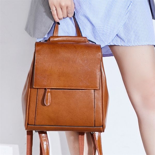 genuine leather backpack rucksack for women school cross body bags travel oil wax cowhide female daypack shoulder messenger bag 220817
genuine leather backpack rucksack for women school cross body bags travel oil wax cowhide female daypack shoulder messenger bag 220817