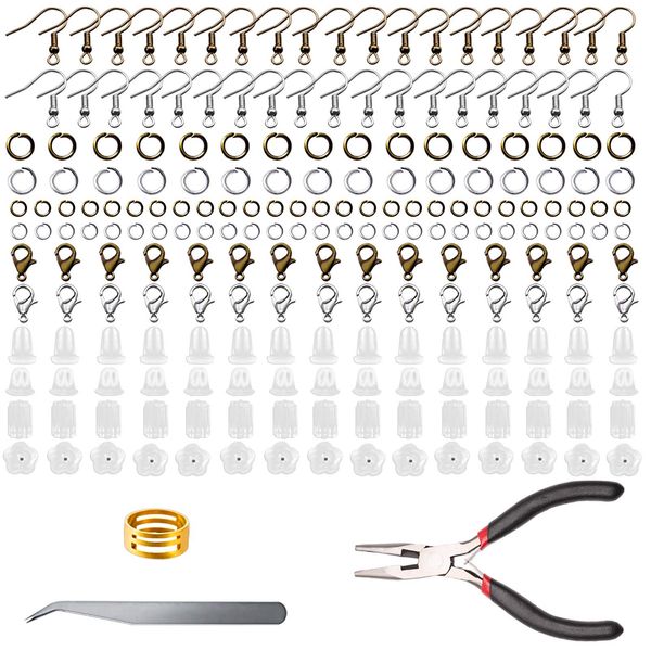 charm earring hooks for jewelry making supplies kits with open jump ring back amsfq, Golden
charm earring hooks for jewelry making supplies kits with open jump ring back amsfq, Golden