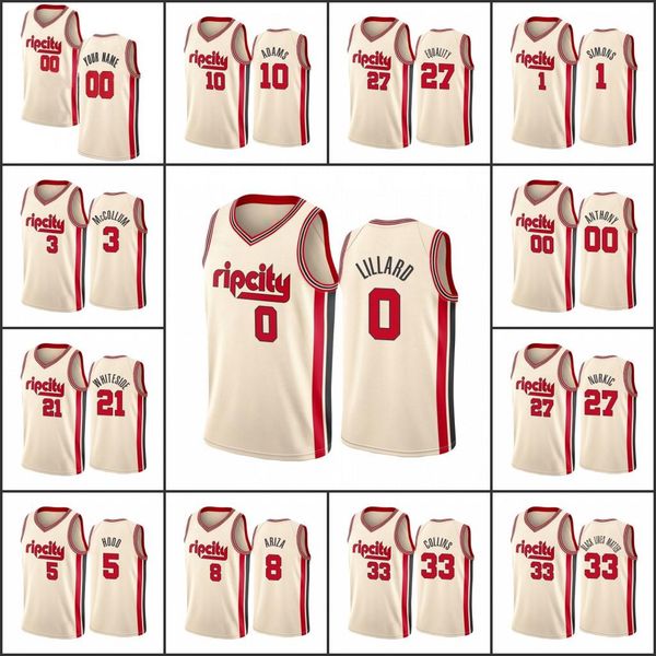 college wearsmen portland trail''blazers''carmelo anthony damian lillard c.j. mccollum jusuf nurkic custom city cream ed, Black
college wearsmen portland trail''blazers''carmelo anthony damian lillard c.j. mccollum jusuf nurkic custom city cream ed, Black