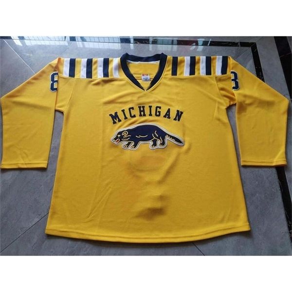 c2604 uf custom hockey jersey men youth women vintage mi 8 connor high school size s-6xl or any name and number jersey, Black
c2604 uf custom hockey jersey men youth women vintage mi 8 connor high school size s-6xl or any name and number jersey, Black