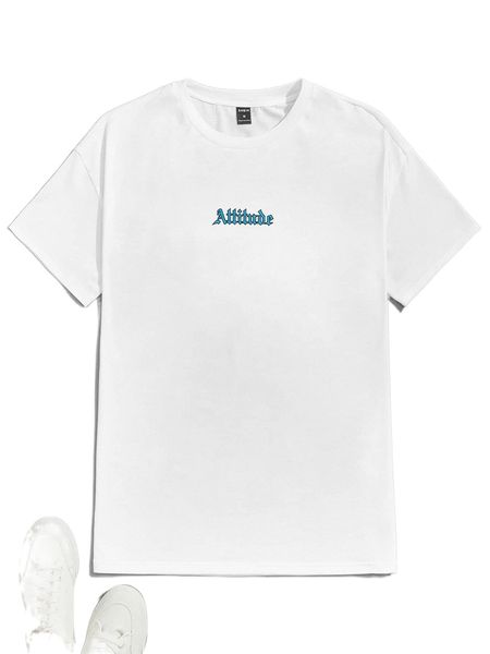 men letter graphic tee n7ct#, White;black
men letter graphic tee n7ct#, White;black