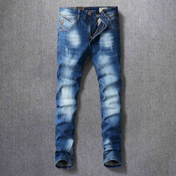 men's jeans fashion classic versatile scratch men's jeans small feet slim fit straight tube elastic fashion pants 4dle, Blue
men's jeans fashion classic versatile scratch men's jeans small feet slim fit straight tube elastic fashion pants 4dle, Blue