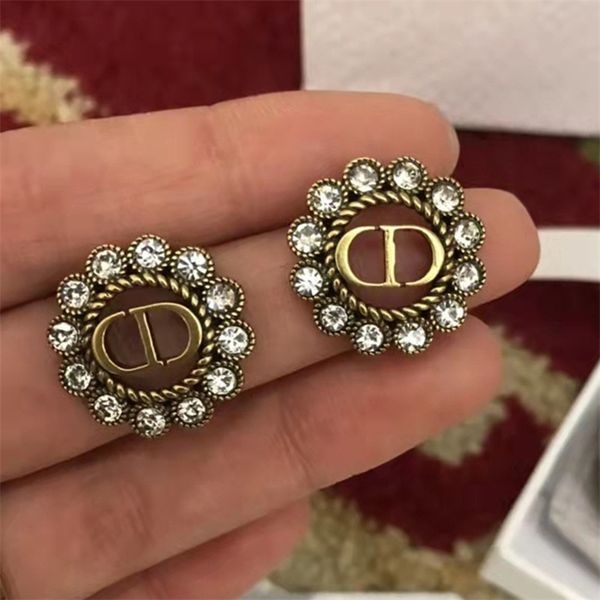 60% off shop online pair round full diamond hollowed out letter women's fashion used earrings, Golden
60% off shop online pair round full diamond hollowed out letter women's fashion used earrings, Golden