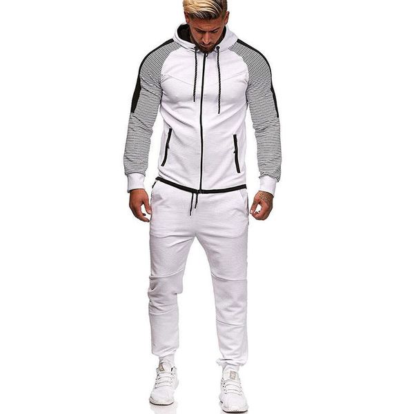 men's tracksuits brand tracksuit for men two piece white hoodies 2022 clothing sport set autumn, Gray
men's tracksuits brand tracksuit for men two piece white hoodies 2022 clothing sport set autumn, Gray