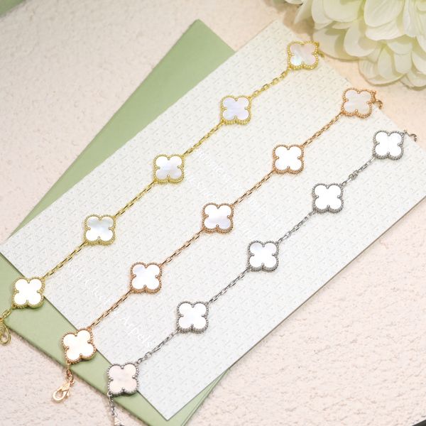 lady designer clover charm bracelets personality bangles jewelry dance party women superior quality, Golden;silver
lady designer clover charm bracelets personality bangles jewelry dance party women superior quality, Golden;silver