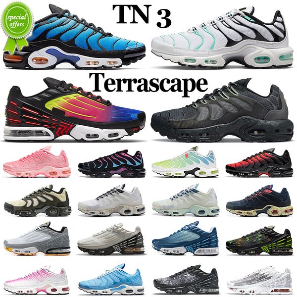 

terrascape plus tn 3 running shoes women mens tns sneakers triple black hyper blue fury jade sunset gradient atlanta outdoor sports trainers