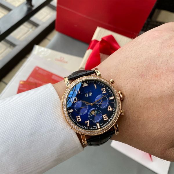 montre de luxe luxury watch men watches 44mm automatic mechanical movement 316 fine steel case wristwatches, Slivery;brown
montre de luxe luxury watch men watches 44mm automatic mechanical movement 316 fine steel case wristwatches, Slivery;brown