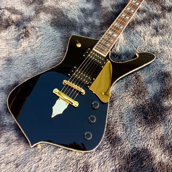 2022 paul stanley 6-string electric guitar, customizable black light, gold accessories
2022 paul stanley 6-string electric guitar, customizable black light, gold accessories