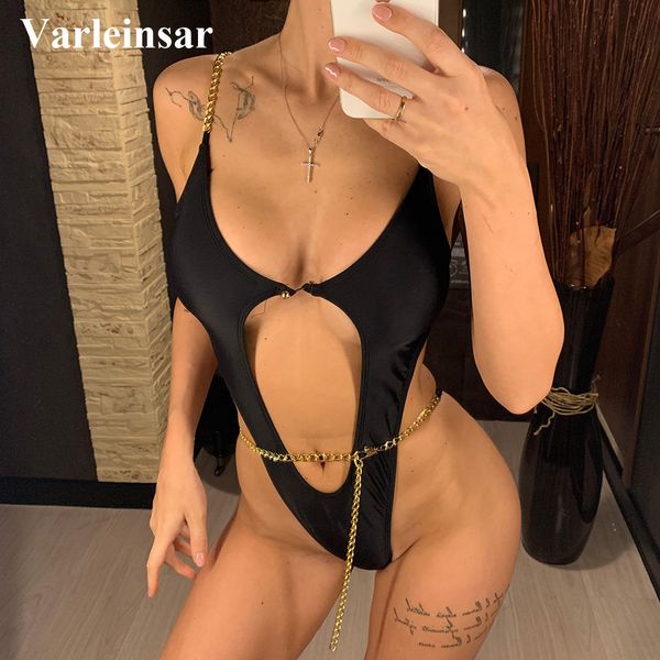 2022 golden chain string high cut leg one piece swimsuit women swimwear female bather tummy cut out bathing suit swim v1667, White;black
2022 golden chain string high cut leg one piece swimsuit women swimwear female bather tummy cut out bathing suit swim v1667, White;black